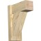 Ekena Millwork Traditional Block Rough Sawn Outlooker, Douglas Fir, 6"W x 12"D x 16"H OUT06X12X16TRA05RDF - alternate 1
